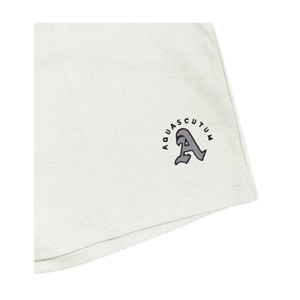 Beige - Side - Aquascutum Mens Fleece Shorts