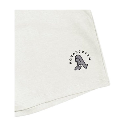 Beige - Side - Aquascutum Mens Fleece Shorts