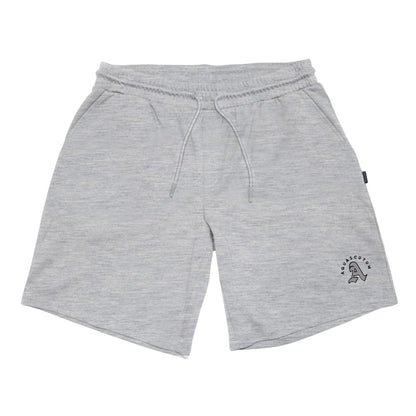 Grey - Front - Aquascutum Mens Fleece Shorts