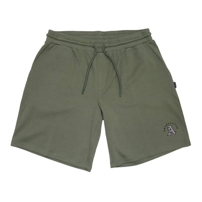 Military Green - Front - Aquascutum Mens Fleece Shorts