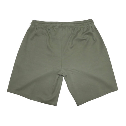 Military Green - Back - Aquascutum Mens Fleece Shorts