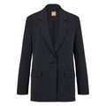 Black - Front - Boss Womens-Ladies Jernara1 Blazer