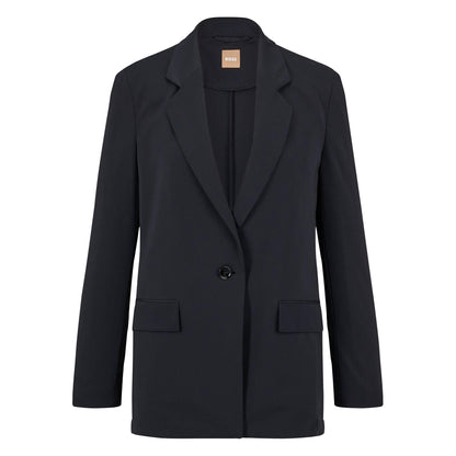 Black - Front - Boss Womens-Ladies Jernara1 Blazer