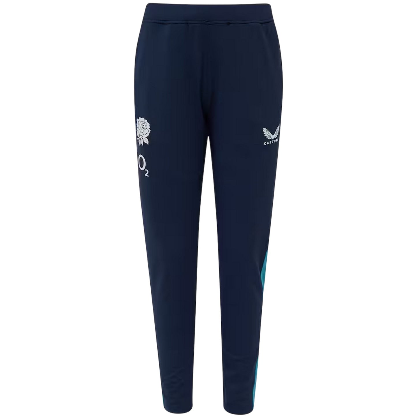 Ink-Storm - Front - Castore Womens-Ladies 2025-2026 England Rugby Tracksuit Bottoms