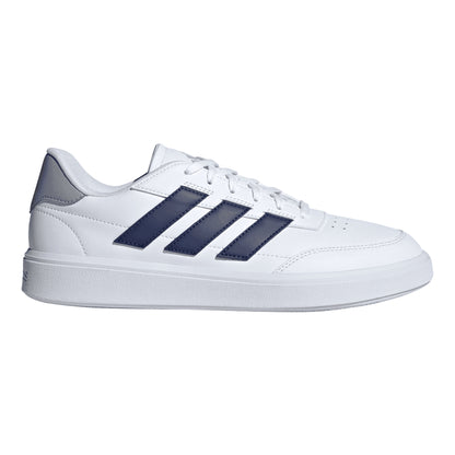 White - Side - Adidas Mens Courtblock Trainers