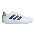 White - Side - Adidas Mens Courtblock Trainers
