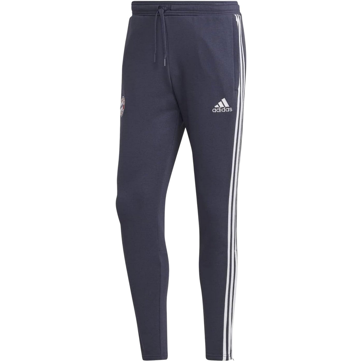 Shadow Blue - Front - FC Bayern Munich Mens Adidas Tracksuit Bottoms
