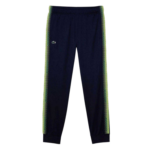 Navy Blue - Front - Lacoste Mens Logo Tapered Tennis Tracksuit Bottoms