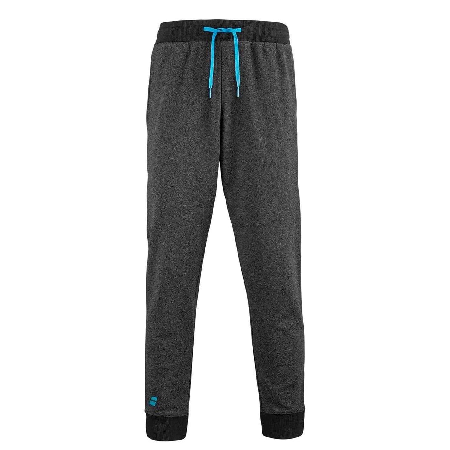 Heather Black - Front - Babolat Mens Logo Jogging Bottoms