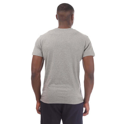Grey - Back - Calvin Klein Mens Logo Pocket T-Shirt