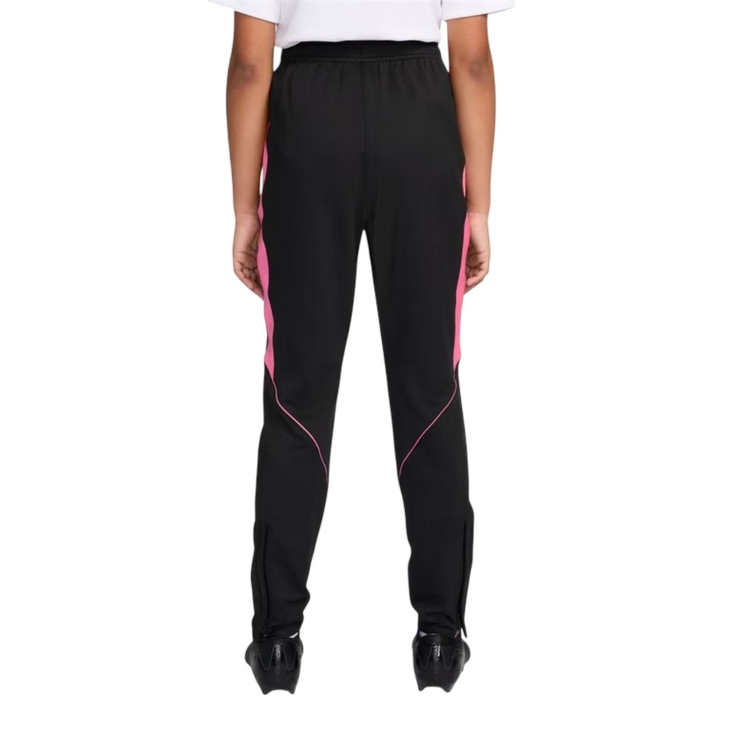 Black-Pink - Back - Nike Childrens-Kids Strike Dri-FIT Tracksuit Bottoms