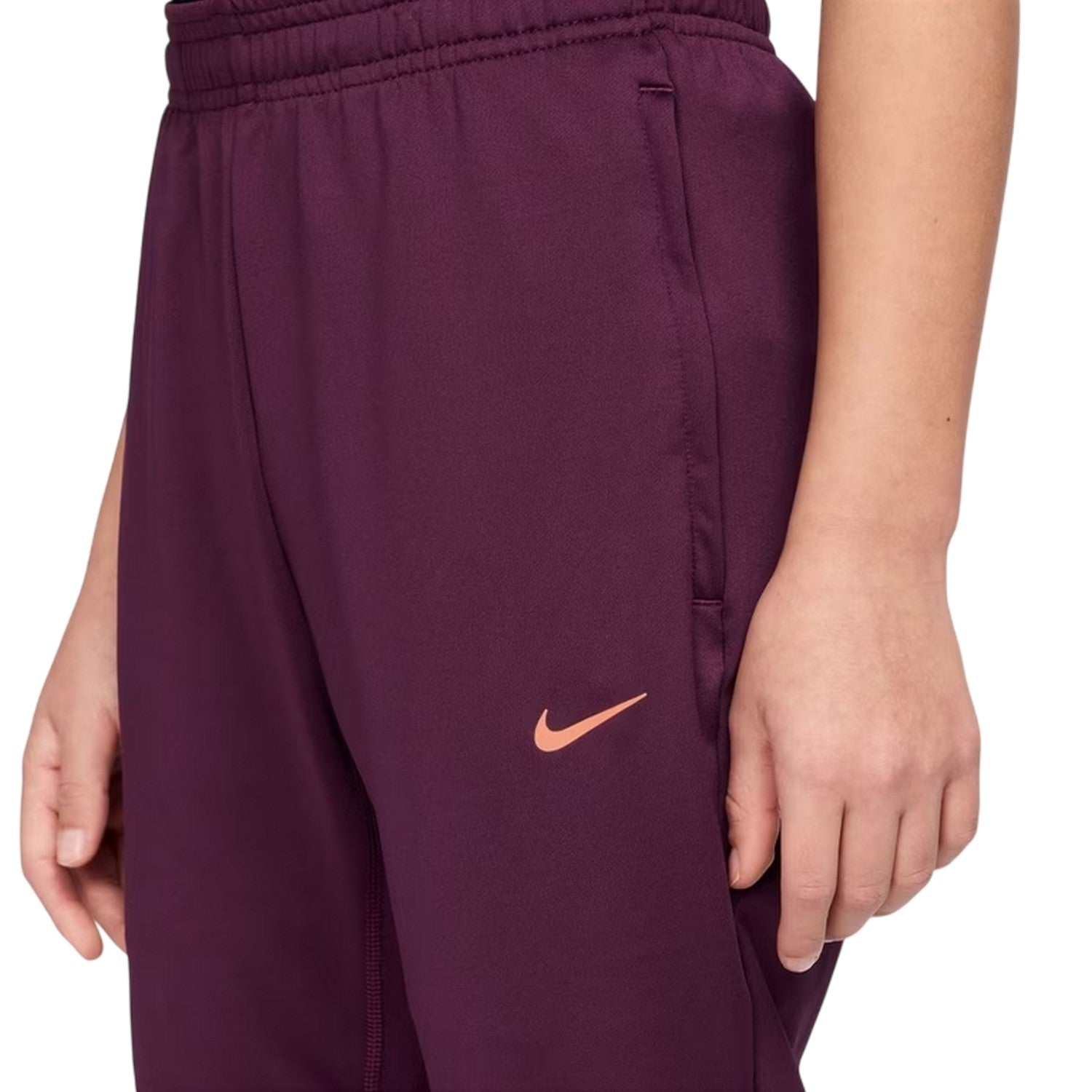 Bordeaux - Side - Nike Childrens-Kids Strike Dri-FIT Tracksuit Bottoms