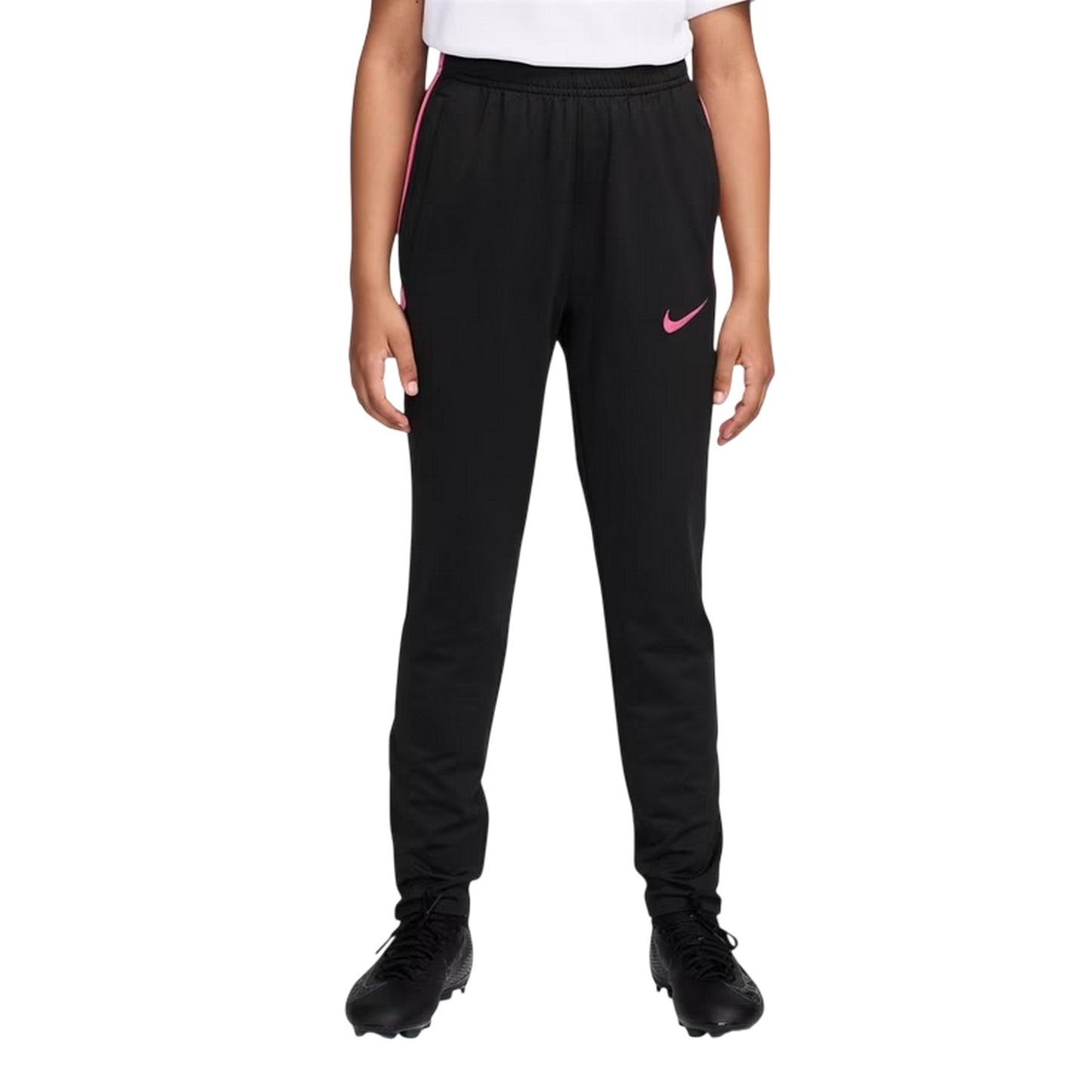 Black-Pink - Front - Nike Childrens-Kids Strike Dri-FIT Tracksuit Bottoms