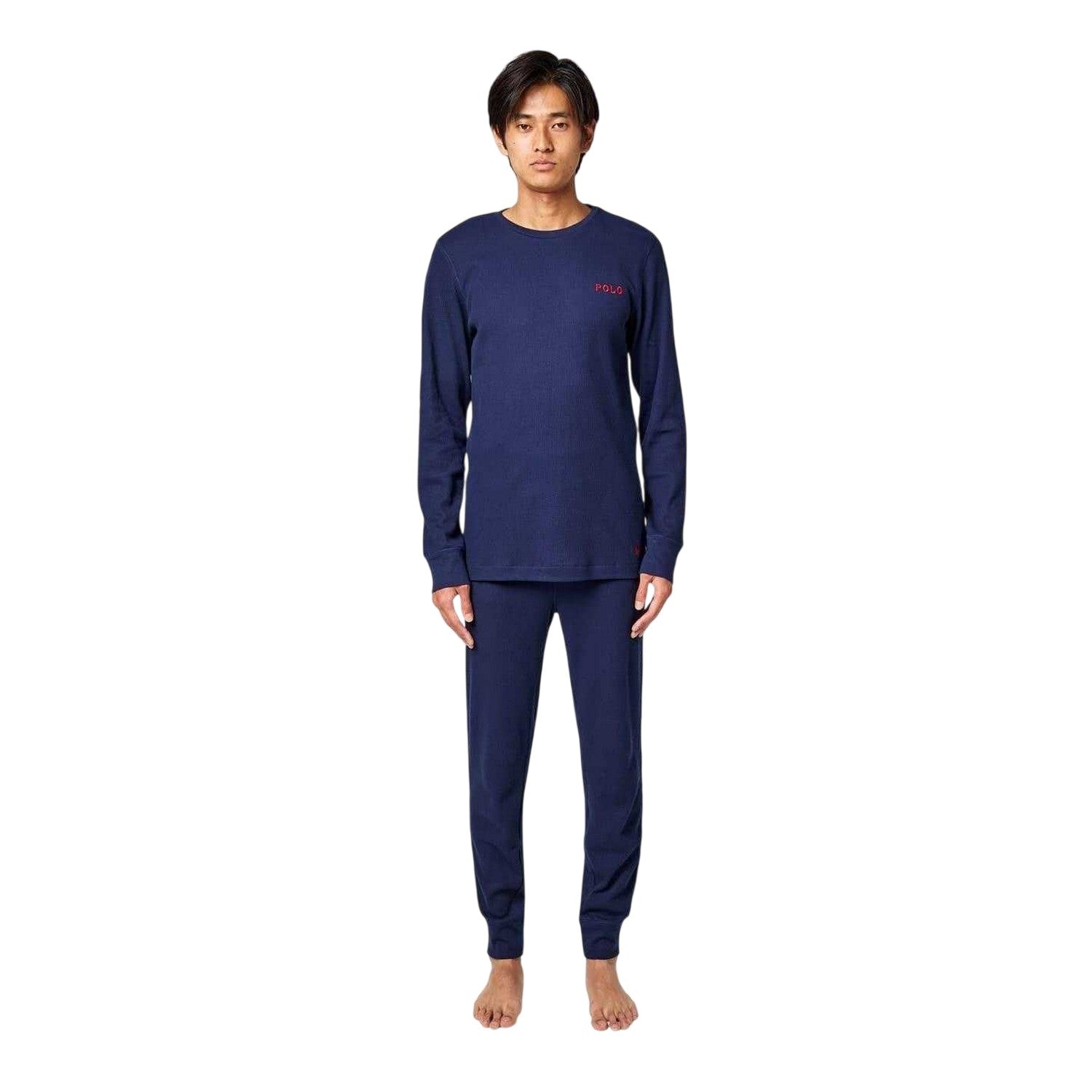 Navy - Lifestyle - Ralph Lauren Mens Waffle Jogging Bottoms