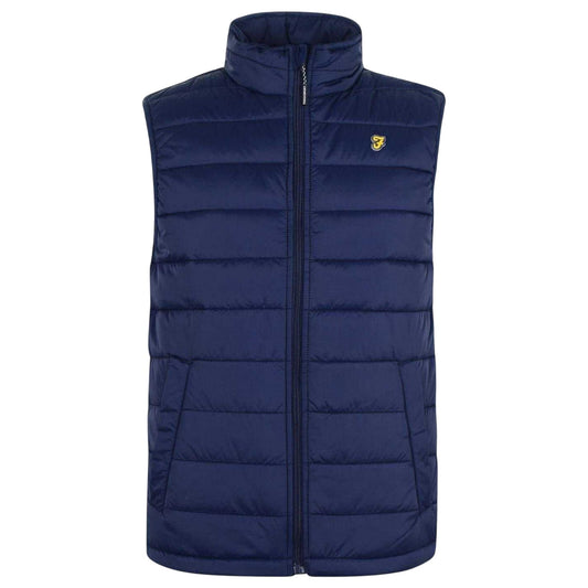 Yale Blue - Front - Farah Mens Dover Quilted Gilet