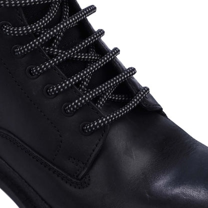 Black - Pack Shot - Hugo Mens Graham Leather Ankle Boots