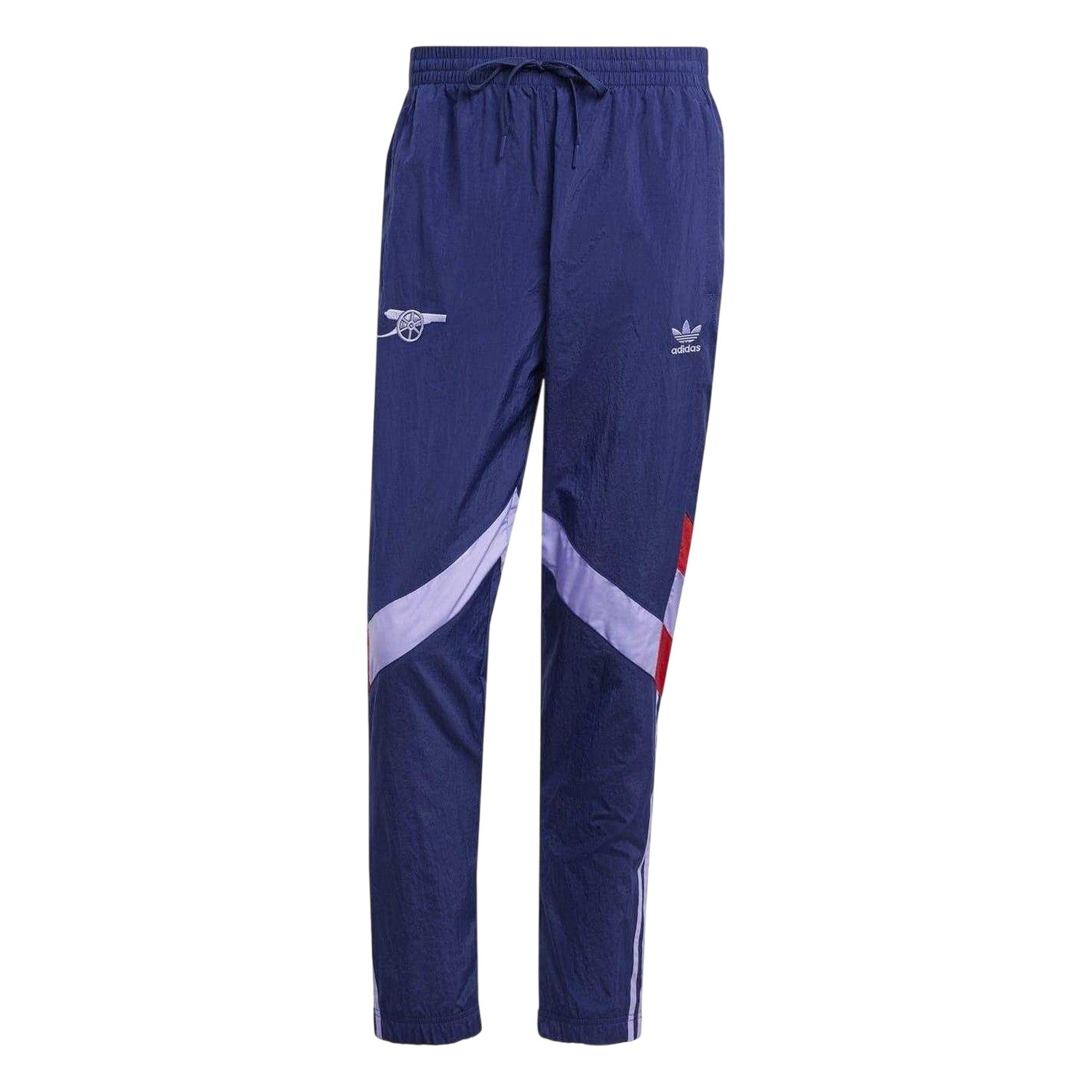 Night Sky-Red - Front - Adidas Mens Arsenal FC Tracksuit Bottoms