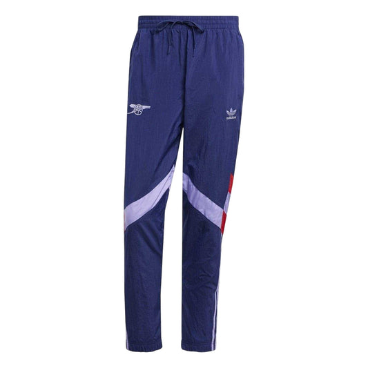 Night Sky-Red - Front - Adidas Mens Arsenal FC Tracksuit Bottoms