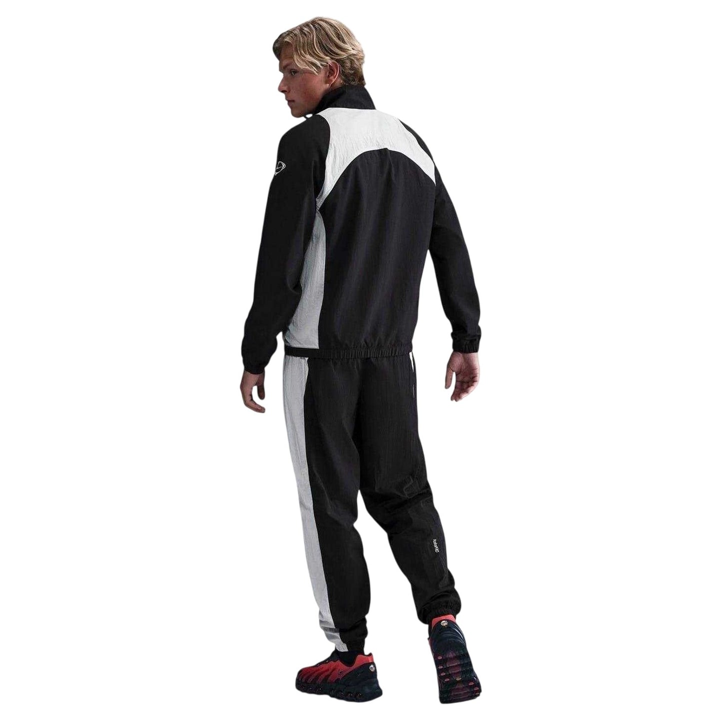 Black-Silver - Back - Nike Mens T90 Chelsea FC Tracksuit Bottoms