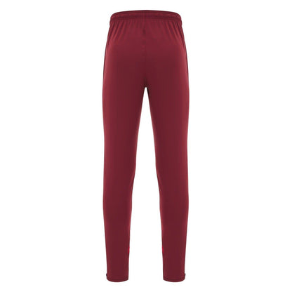 Red - Back - Wales RU Mens Macron Jogging Bottoms