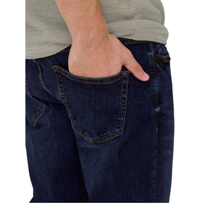 Dark Blue - Side - Only Mens 5 Pockets Tapered Jeans
