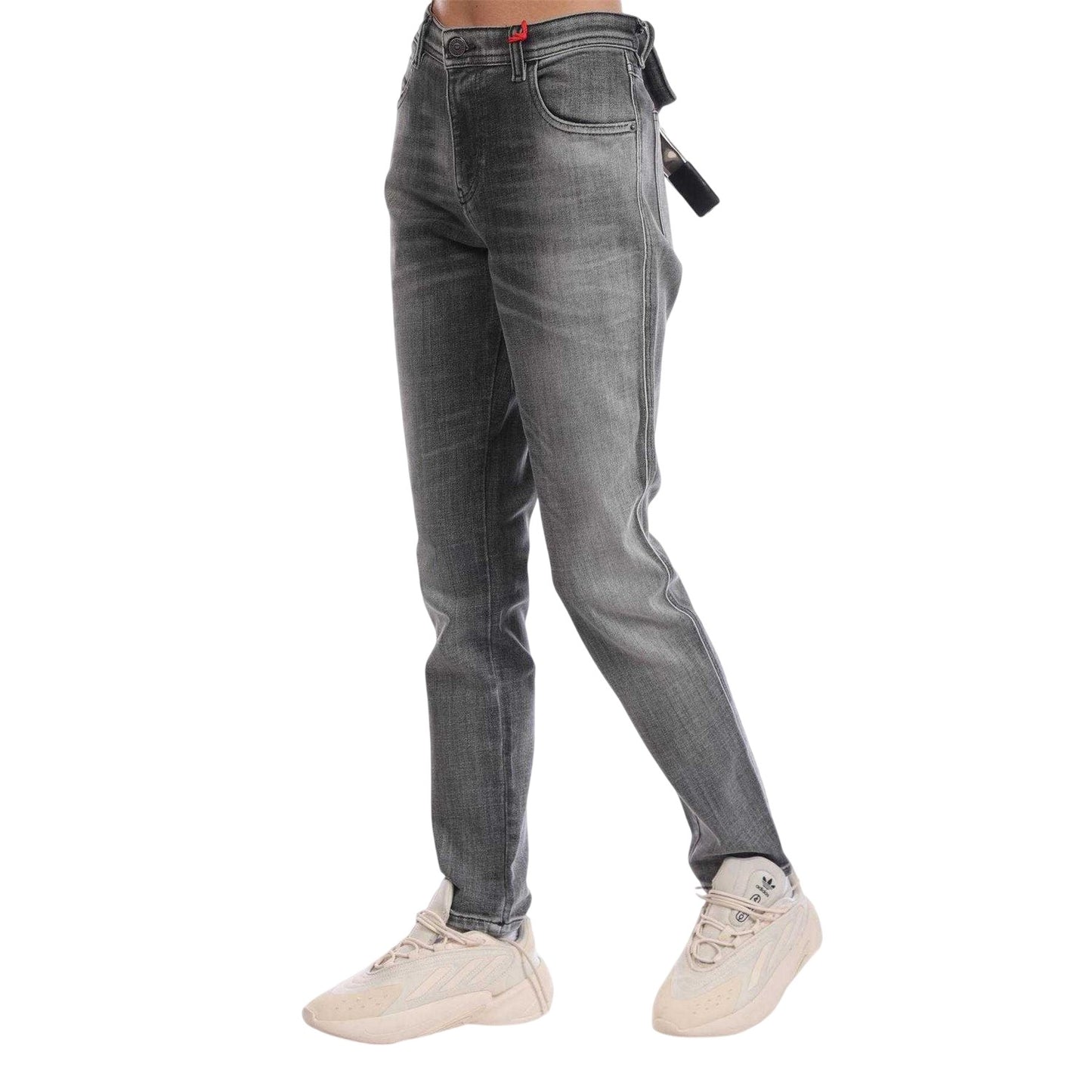 Black-Grey - Lifestyle - Diesel Womens-Ladies 2015 Babhila Cotton Skinny Jeans