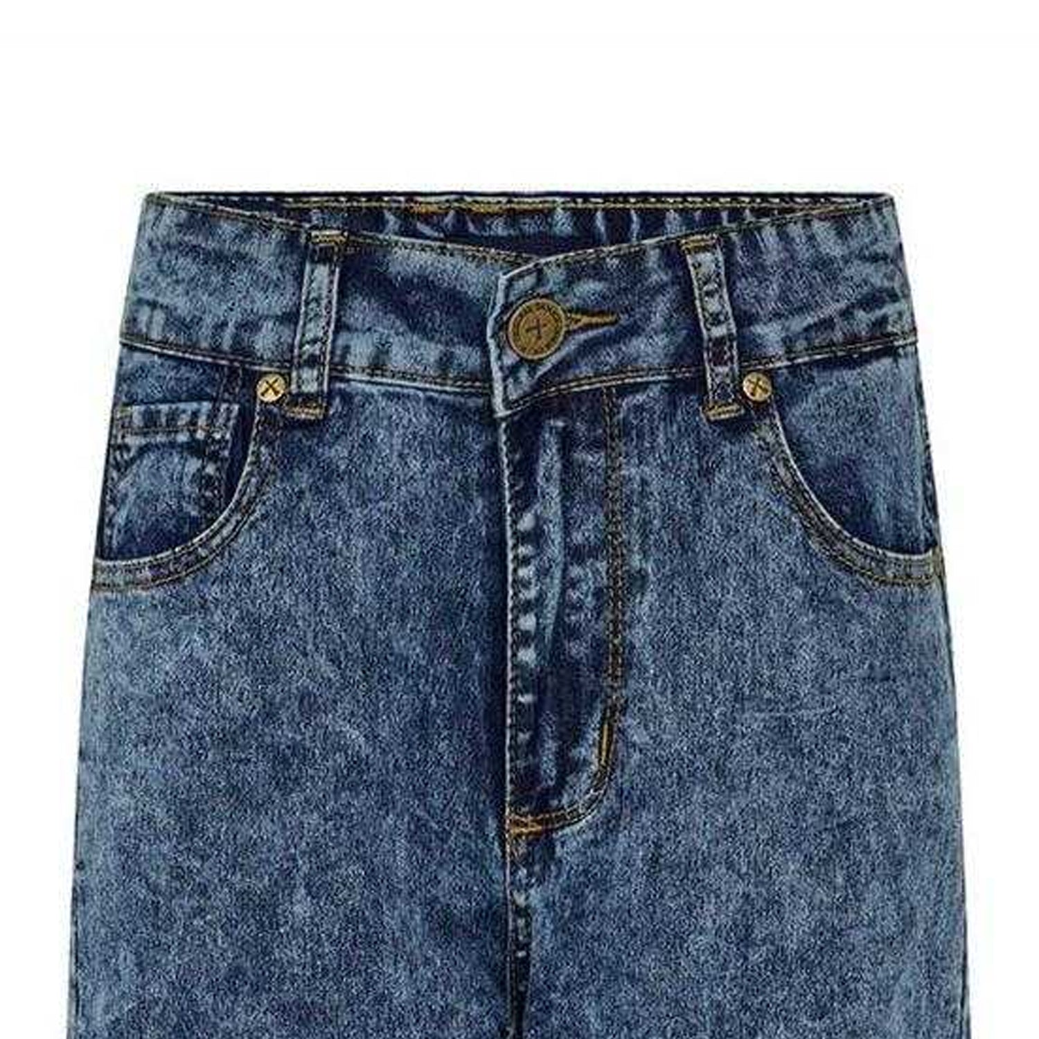 Indigo - Side - Criminal Damage Womens-Ladies SOS Skinny Jeans