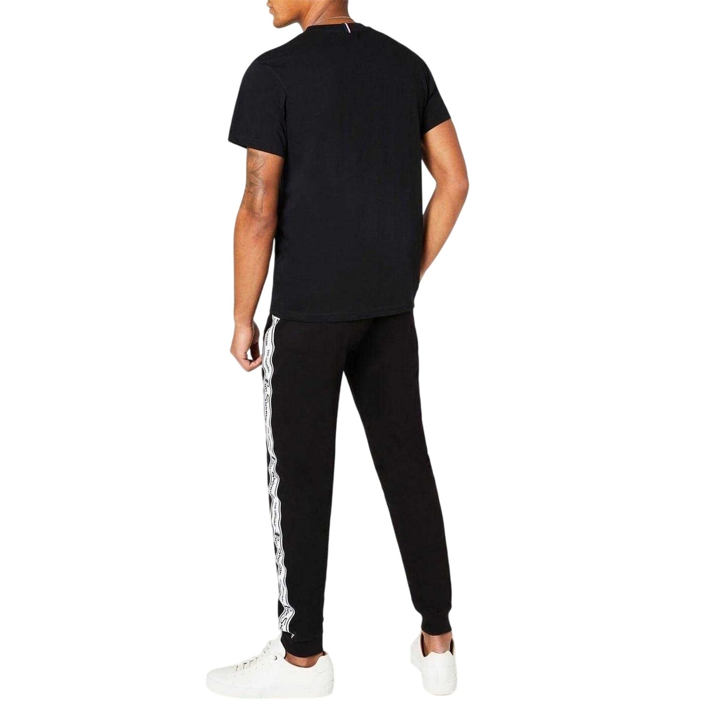 Black - Back - Ben Sherman Mens Jorge Jogging Bottoms