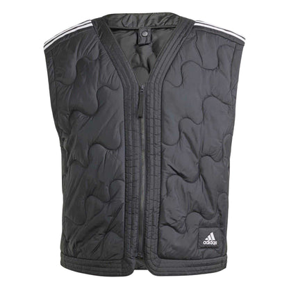 Black - Front - Adidas Mens Nuganic Insulated Lightweight Jacket