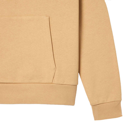 Beige - Back - Lacoste Mens Organic Cotton Full Zip Hoodie