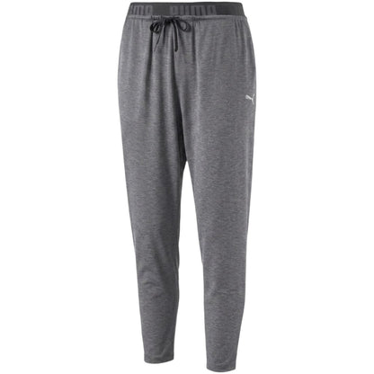 Grey - Front - Puma Womens-Ladies Transition Drapey Jogging Bottoms