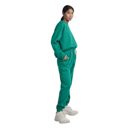 Green - Lifestyle - Pieces Womens-Ladies Heavyweight Jogging Bottoms