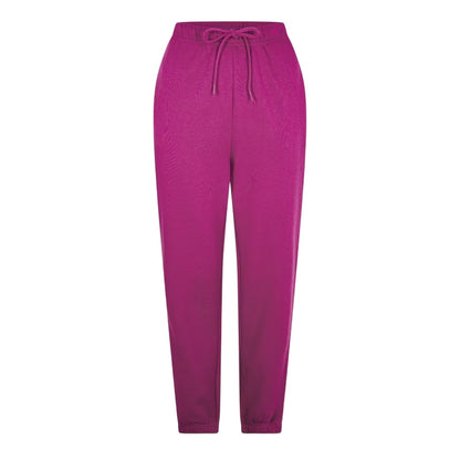 Festival Fuchsia - Front - Pieces Womens-Ladies Heavyweight Jogging Bottoms