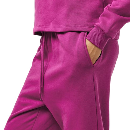 Festival Fuchsia - Side - Pieces Womens-Ladies Heavyweight Jogging Bottoms