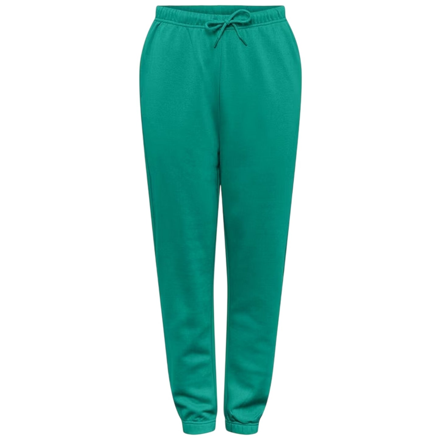 Green - Front - Pieces Womens-Ladies Heavyweight Jogging Bottoms
