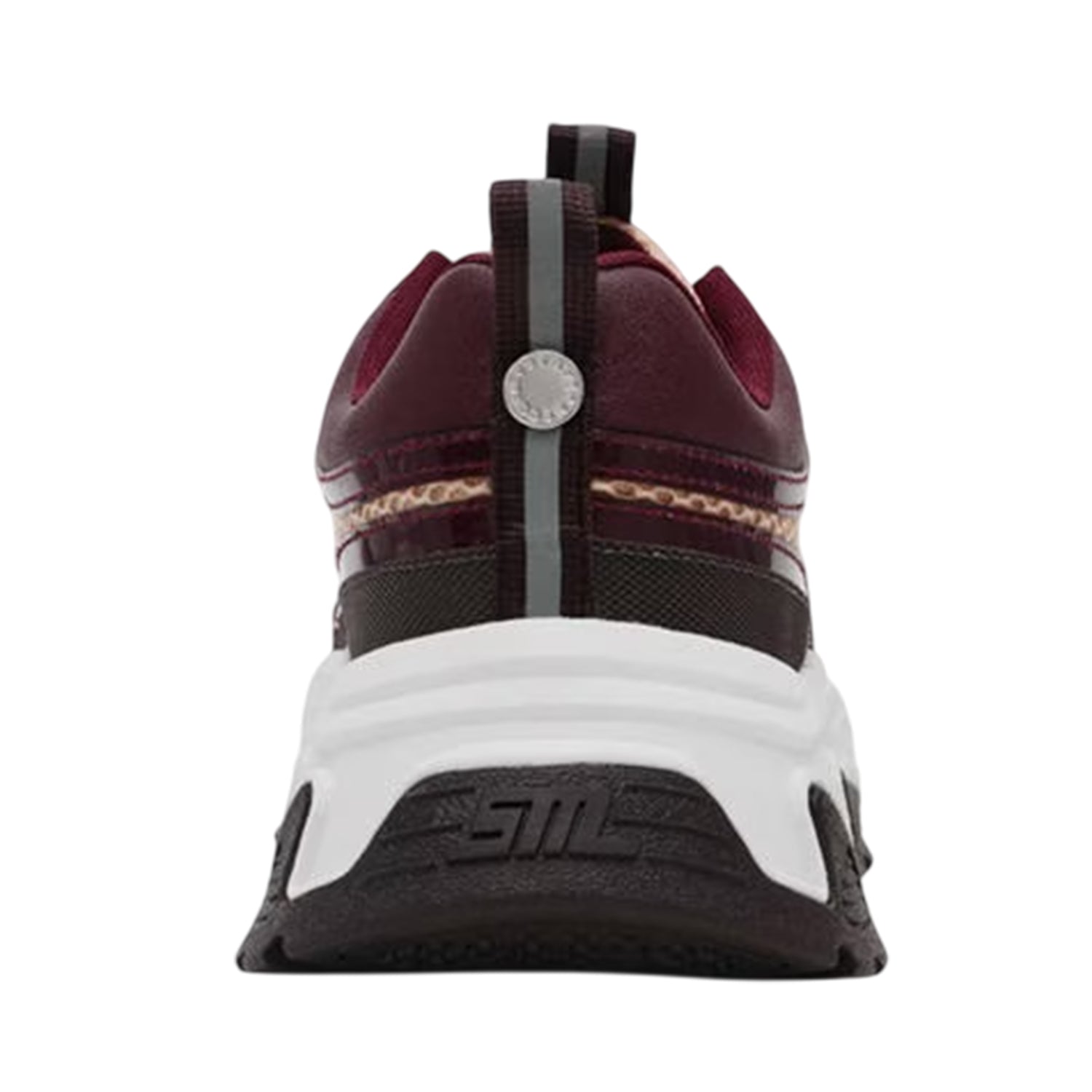 Brown-Wine - Back - Steve Madden Womens-Ladies Android Lace Up Trainers