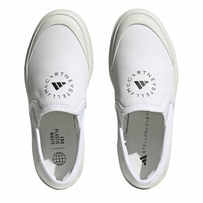 White - Lifestyle - Adidas Mens Stella McCartney Canvas Low Shoes