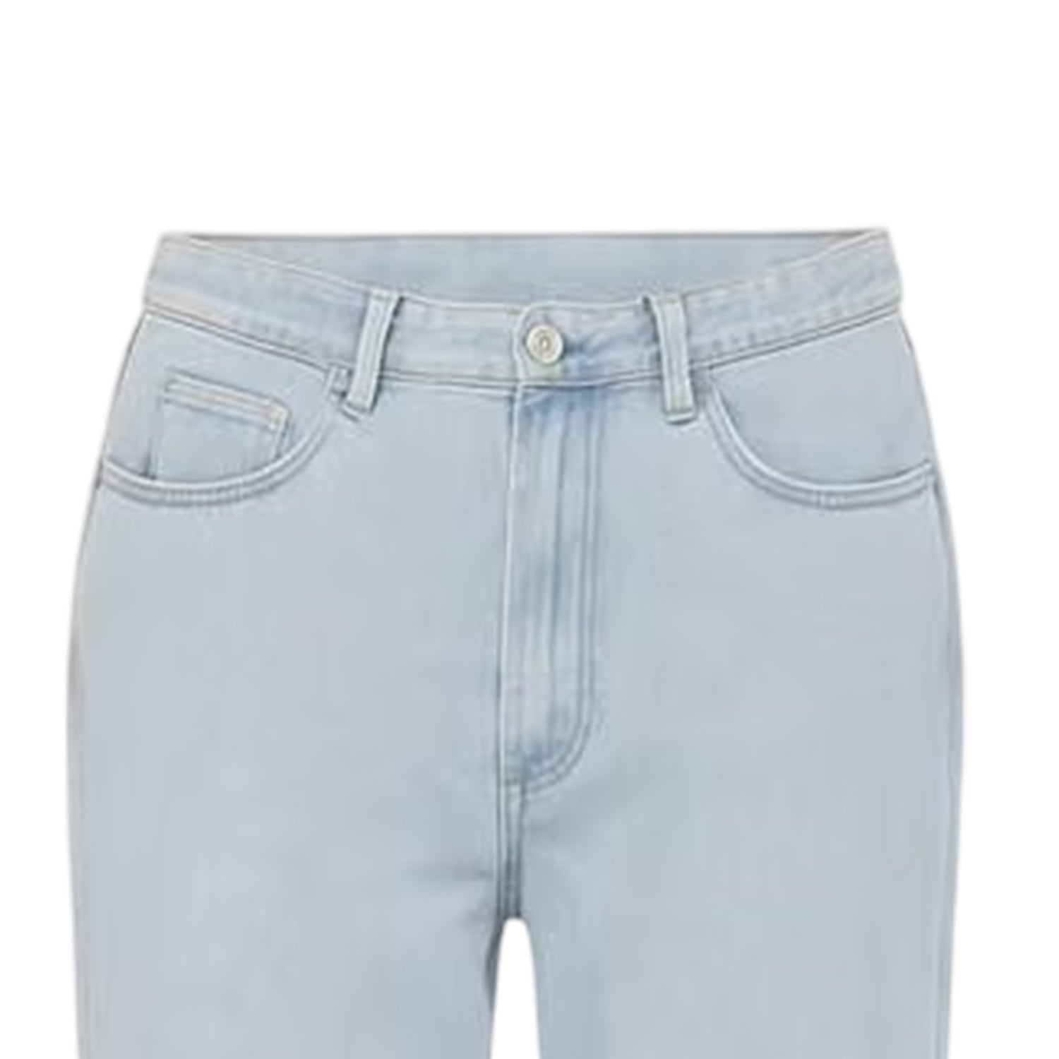 Blue - Side - I Saw It First Womens-Ladies Embroidered Wide Leg Jeans