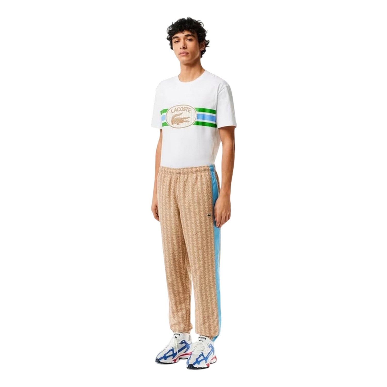 Croissant - Back - Lacoste Mens Monogram Tracksuit Bottoms