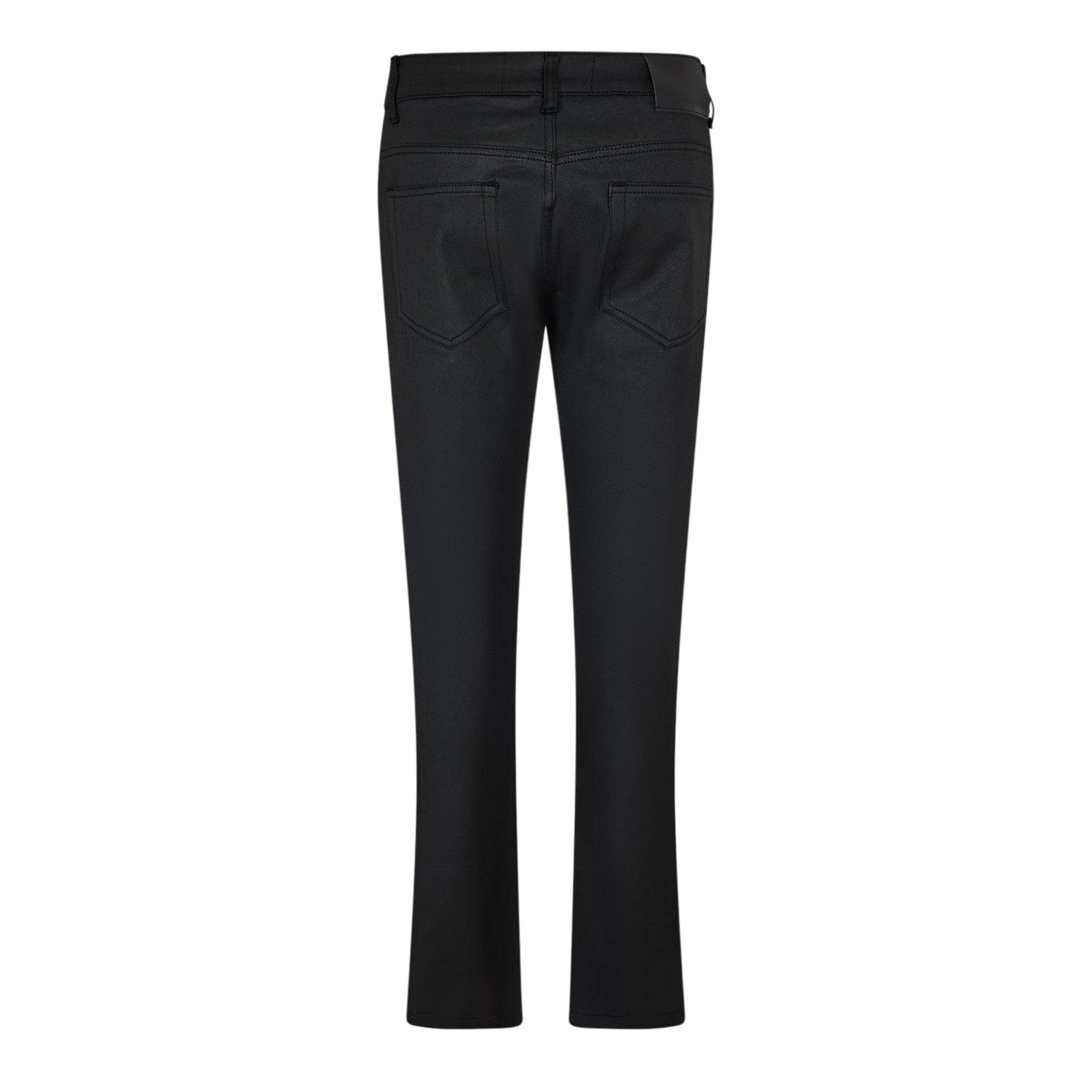 Black - Back - Criminal Damage Womens-Ladies Denim Straight Leg Jeans