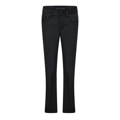 Black - Front - Criminal Damage Womens-Ladies Denim Straight Leg Jeans