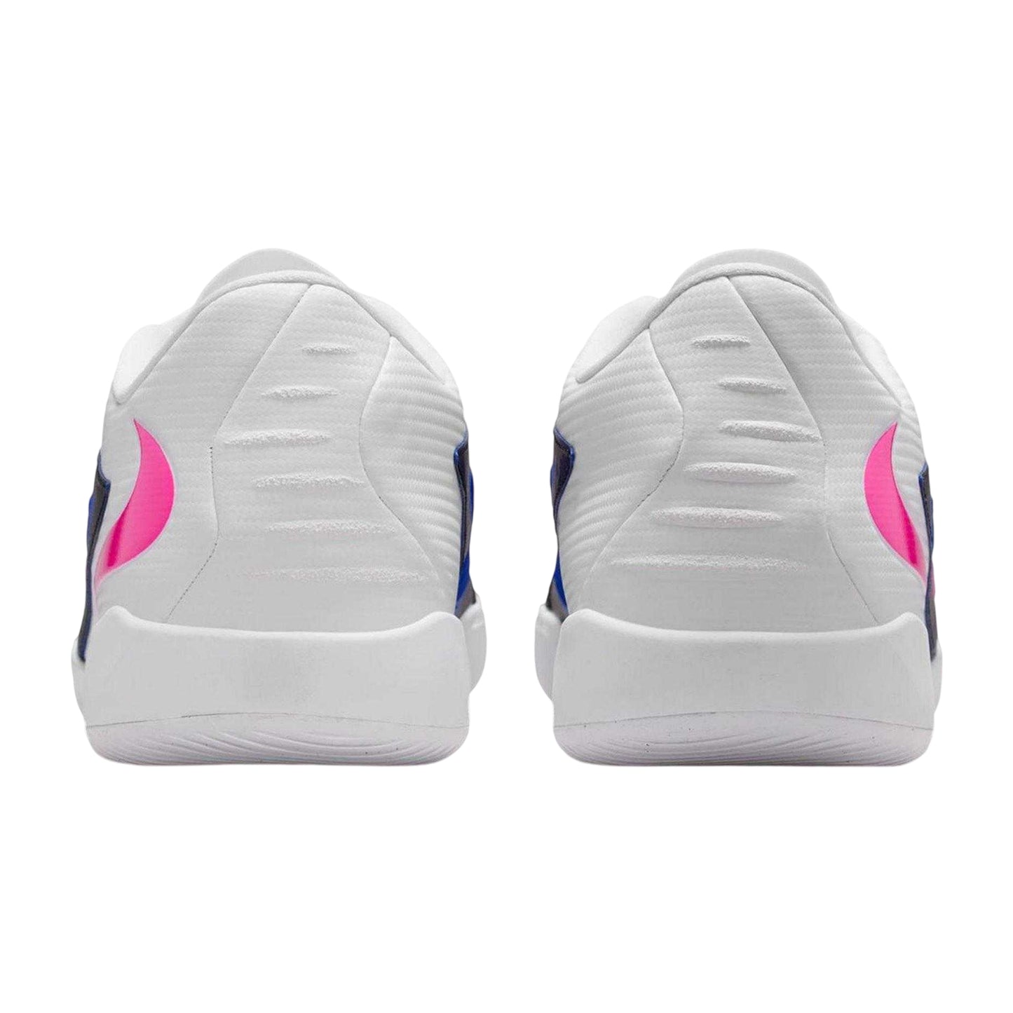 Royal Blue-Pink - Back - Nike Childrens-Kids Phantom 6 Textured Low Indoor Football Trainers