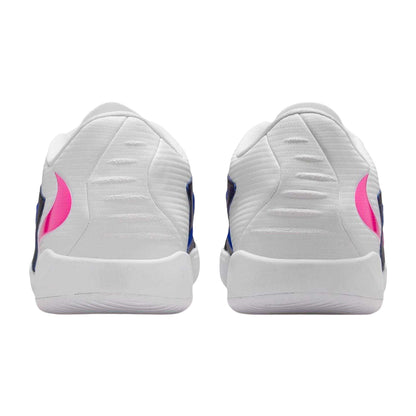 Royal Blue-Pink - Back - Nike Childrens-Kids Phantom 6 Textured Low Indoor Football Trainers