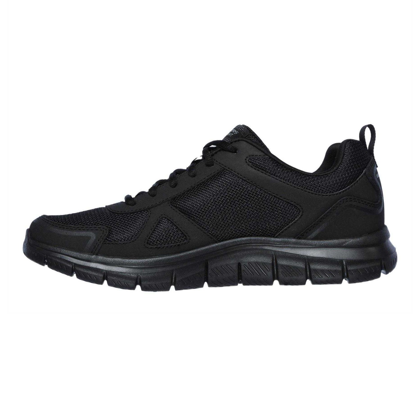Black - Back - Skechers Mens Memory Foam Trainers