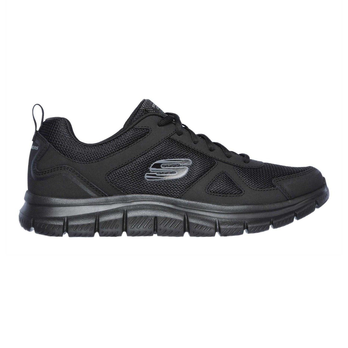 Black - Front - Skechers Mens Memory Foam Trainers