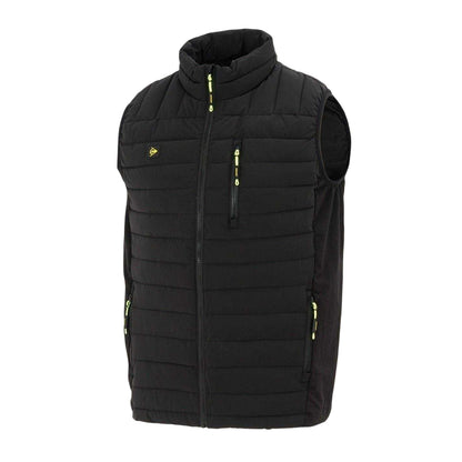 Black - Side - Dunlop Mens On Site Quilted Gilet