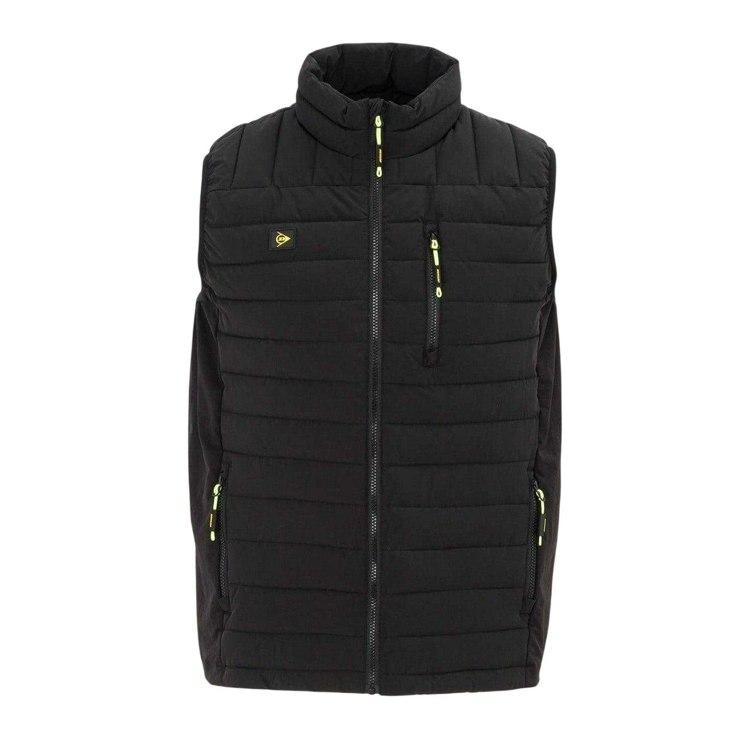 Black - Front - Dunlop Mens On Site Quilted Gilet