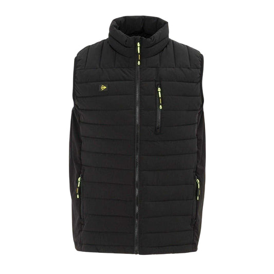 Black - Front - Dunlop Mens On Site Quilted Gilet