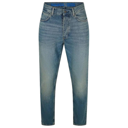 Navy - Front - Hugo Mens Jonah Denim Slim Jeans