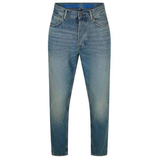 Navy - Front - Hugo Mens Jonah Denim Slim Jeans